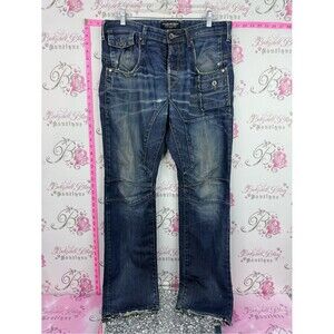 Jack and jones jeans Men's Distressed Blue Denim Jeans